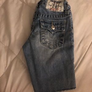 Authentic True Religion Jean Shorts